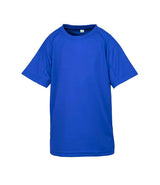 Spiro Kids Impact Performance Aircool T-Shirt | Royal Blue thumbnail 2