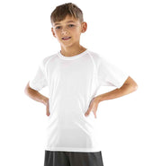 Spiro Kids Impact Performance Aircool T-Shirt | White thumbnail 2