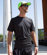 Spiro Impact Performance Aircool T-Shirt | Black thumbnail 1