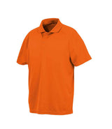 Spiro Impact Performance Aircool Polo Shirt | Flo Orange thumbnail 2