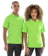 Spiro Impact Performance Aircool Polo Shirt | Lime Green thumbnail 1