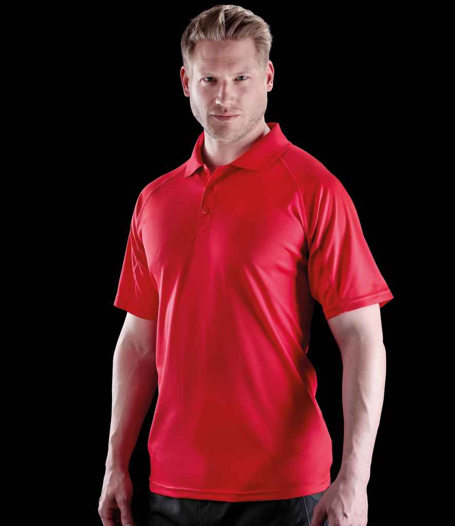 Spiro Impact Performance Aircool Polo Shirt | Red