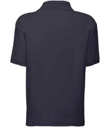 Fruit of the Loom Kids Poly/Cotton Piqué Polo Shirt | Deep Navy thumbnail 5