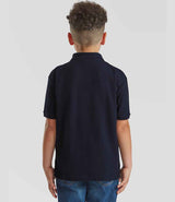 Fruit of the Loom Kids Poly/Cotton Piqué Polo Shirt | Deep Navy thumbnail 2