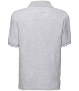 Fruit of the Loom Kids Poly/Cotton Piqué Polo Shirt | Heather Grey thumbnail 5