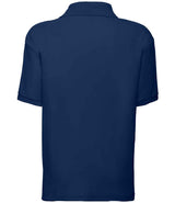 Fruit of the Loom Kids Poly/Cotton Piqué Polo Shirt | Navy thumbnail 5