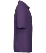 Fruit of the Loom Kids Poly/Cotton Piqué Polo Shirt | Purple thumbnail 6