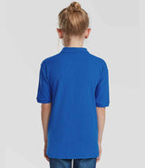 Fruit of the Loom Kids Poly/Cotton Piqué Polo Shirt | Royal Blue thumbnail 2