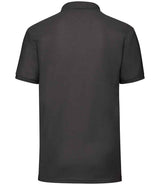 Fruit of the Loom Poly/Cotton Piqué Polo Shirt | Black thumbnail 5