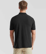 Fruit of the Loom Poly/Cotton Piqué Polo Shirt | Black thumbnail 2