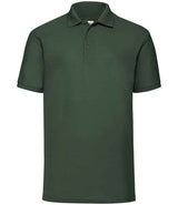 Fruit of the Loom Poly/Cotton Piqué Polo Shirt | Bottle Green thumbnail 4