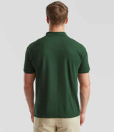 Fruit of the Loom Poly/Cotton Piqué Polo Shirt | Bottle Green thumbnail 2