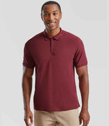Fruit of the Loom Poly/Cotton Piqué Polo Shirt | Burgundy thumbnail 1