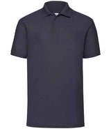 Fruit of the Loom Poly/Cotton Piqué Polo Shirt | Deep Navy thumbnail 3