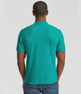 Fruit of the Loom Poly/Cotton Piqué Polo Shirt | Emerald thumbnail 2