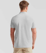 Fruit of the Loom Poly/Cotton Piqué Polo Shirt | Heather Grey thumbnail 2