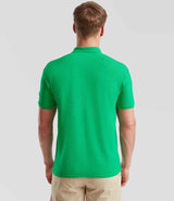 Fruit of the Loom Poly/Cotton Piqué Polo Shirt | Kelly Green thumbnail 2