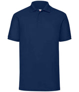 Fruit of the Loom Poly/Cotton Piqué Polo Shirt | Navy thumbnail 4
