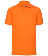 Fruit of the Loom Poly/Cotton Piqué Polo Shirt | Orange thumbnail 3