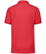 Fruit of the Loom Poly/Cotton Piqué Polo Shirt | Red thumbnail 4