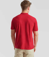 Fruit of the Loom Poly/Cotton Piqué Polo Shirt | Red thumbnail 2