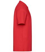 Fruit of the Loom Poly/Cotton Piqué Polo Shirt | Red thumbnail 5