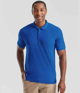 Fruit of the Loom Poly/Cotton Piqué Polo Shirt | Royal Blue thumbnail 1