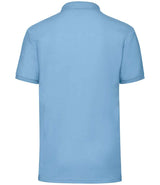 Fruit of the Loom Poly/Cotton Piqué Polo Shirt | Sky Blue thumbnail 4