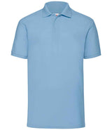 Fruit of the Loom Poly/Cotton Piqué Polo Shirt | Sky Blue thumbnail 3