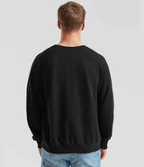 Fruit of the Loom Lightweight Raglan Sweatshirt | Black thumbnail 2