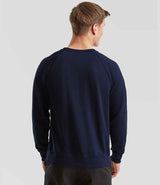 Fruit of the Loom Lightweight Raglan Sweatshirt | Deep Navy thumbnail 2