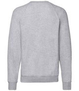 Fruit of the Loom Lightweight Raglan Sweatshirt | Heather Grey thumbnail 5