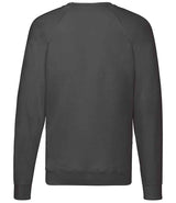 Fruit of the Loom Lightweight Raglan Sweatshirt | Light Graphite thumbnail 2