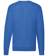Fruit of the Loom Lightweight Raglan Sweatshirt | Royal Blue thumbnail 2