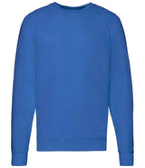 Fruit of the Loom Lightweight Raglan Sweatshirt | Royal Blue thumbnail 1