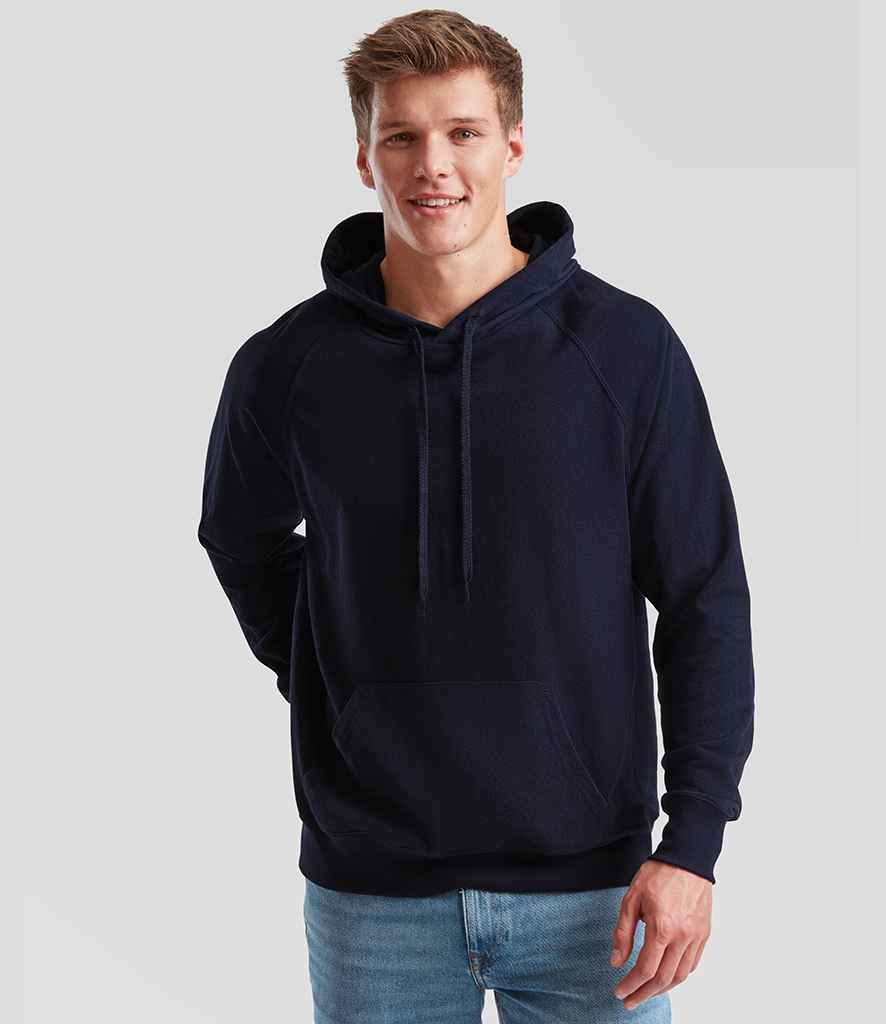 Fruit of the Loom Lightweight Hooded Sweatshirt | Deep Navy