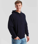 Fruit of the Loom Lightweight Hooded Sweatshirt | Deep Navy thumbnail 3