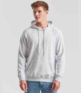 Fruit of the Loom Lightweight Hooded Sweatshirt | Heather Grey thumbnail 1