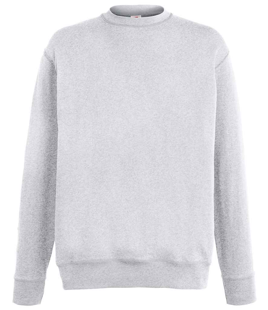 Fruit of the Loom Lightweight Drop Shoulder Sweatshirt | Heather Grey