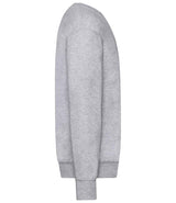 Fruit of the Loom Lightweight Drop Shoulder Sweatshirt | Heather Grey thumbnail 3