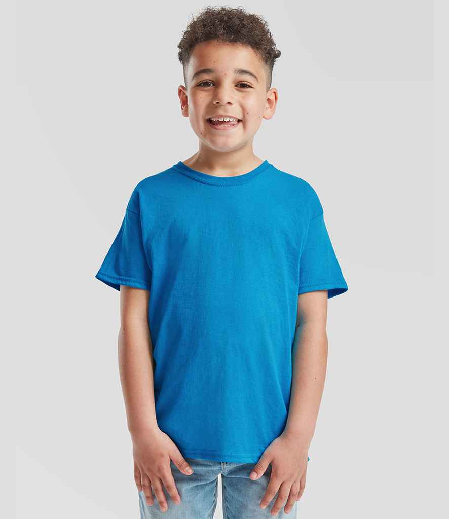 Fruit of the Loom Kids Original T-Shirt | Azure
