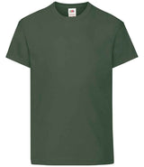 Fruit of the Loom Kids Original T-Shirt | Bottle Green thumbnail 4