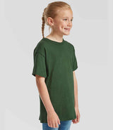 Fruit of the Loom Kids Original T-Shirt | Bottle Green thumbnail 3