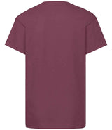 Fruit of the Loom Kids Original T-Shirt | Burgundy thumbnail 5