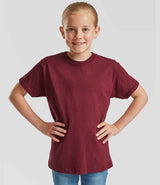 Fruit of the Loom Kids Original T-Shirt | Burgundy thumbnail 1