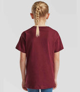 Fruit of the Loom Kids Original T-Shirt | Burgundy thumbnail 2