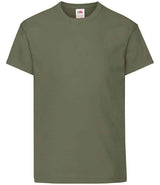 Fruit of the Loom Kids Original T-Shirt | Classic Olive thumbnail 4