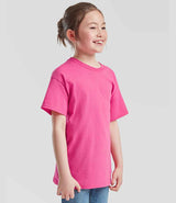 Fruit of the Loom Kids Original T-Shirt | Fuchsia thumbnail 3