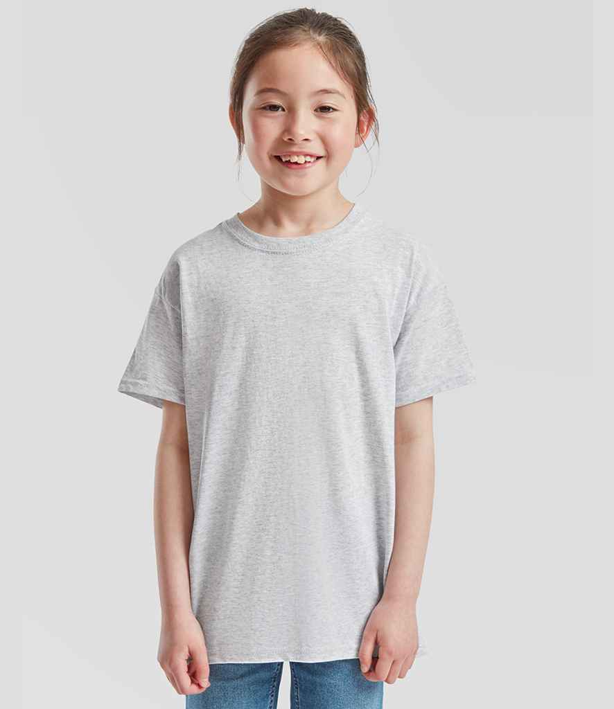 Fruit of the Loom Kids Original T-Shirt | Heather Grey