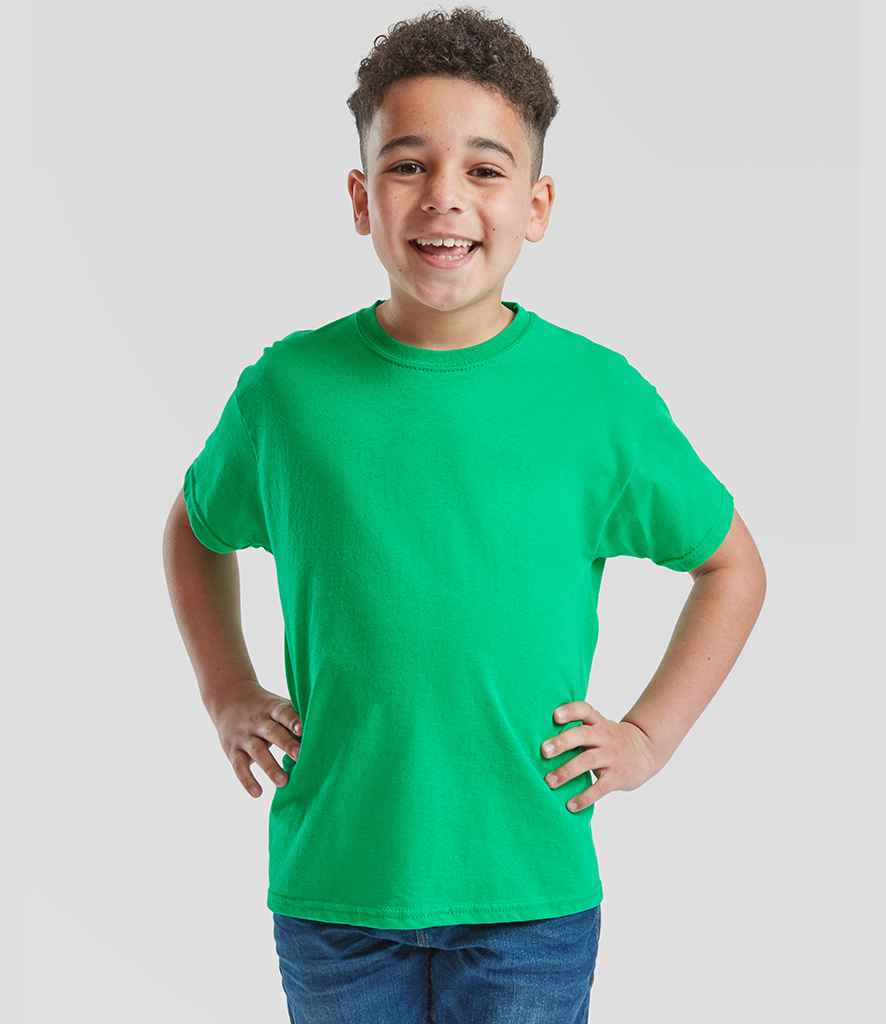 Fruit of the Loom Kids Original T-Shirt | Kelly Green